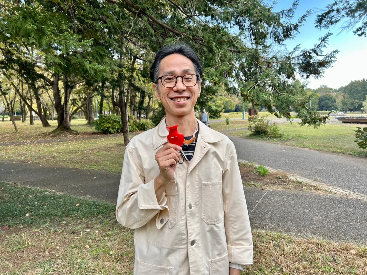 鼻笛の音色を介護現場に 田中研さん