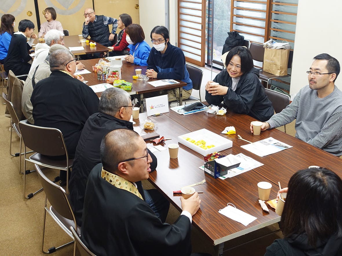 介護者カフェと共に 銀山寺で「語らいカフェ」