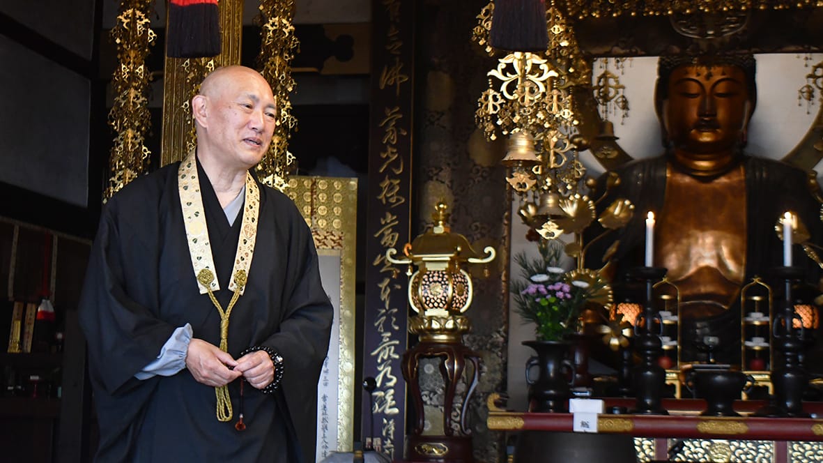 本堂改修で介護者カフェ中断 浄土宗金剛寺